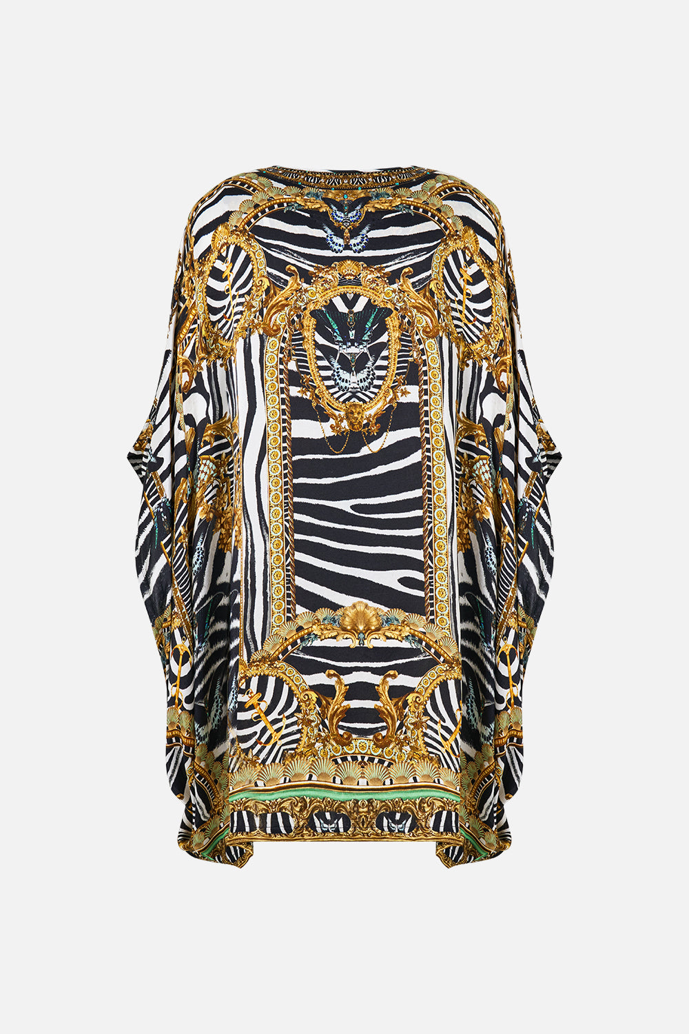 DRAPED SPLIT SLEEVE TOP ZIG ZAG ZOO
