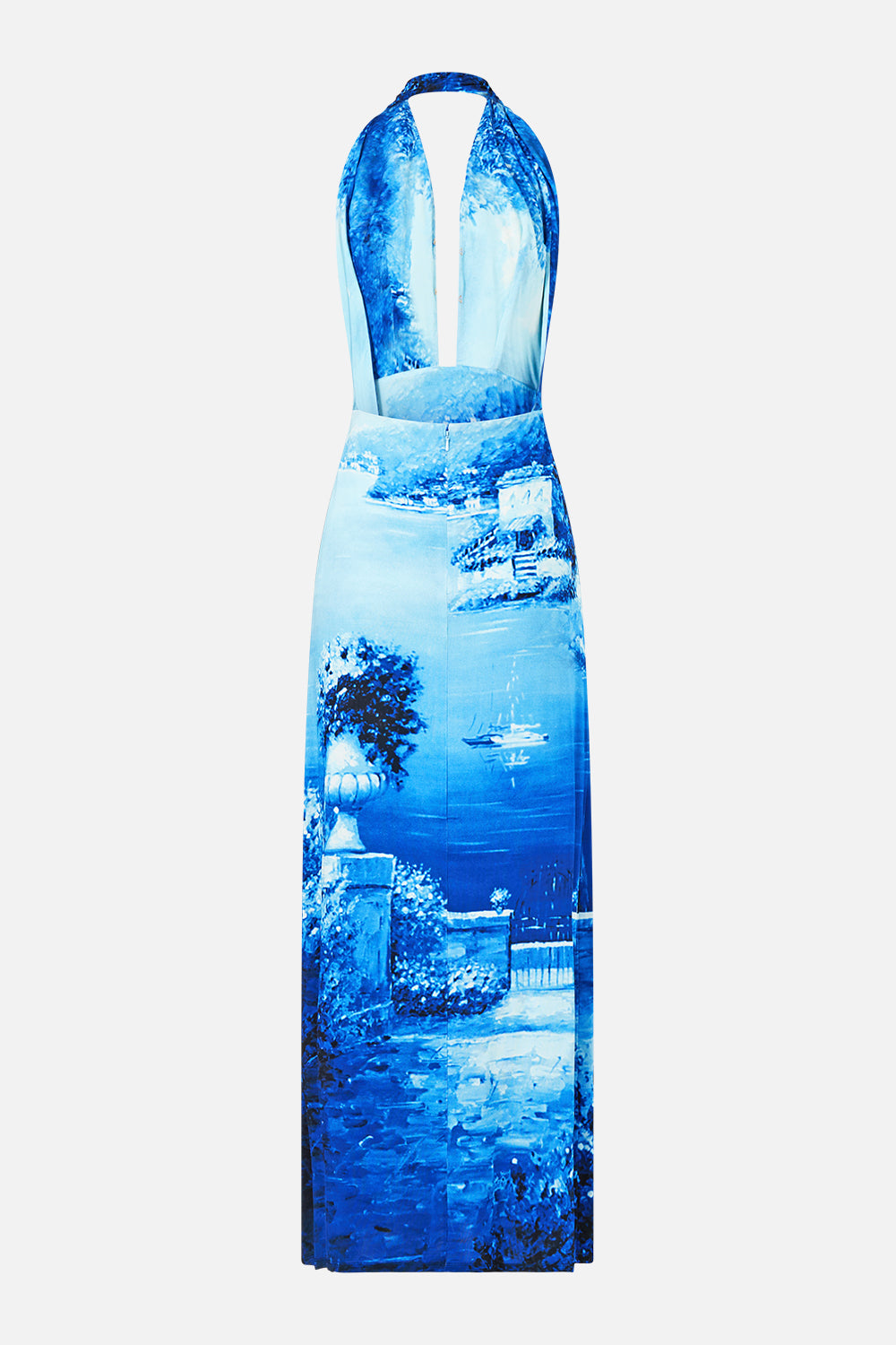 The Sweet Sacre Bleu Deep Cowl Plunge Dress