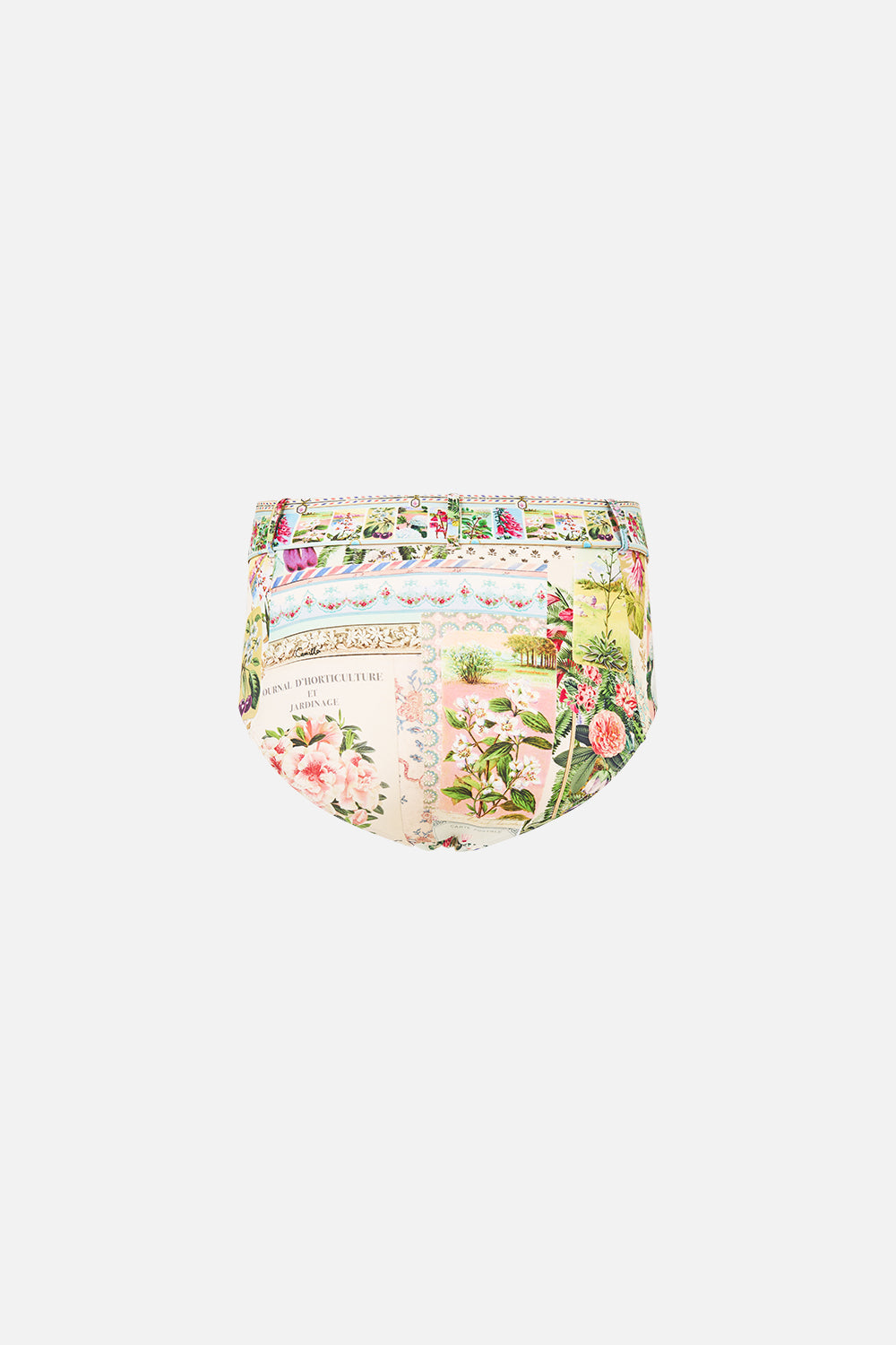 HIGH WAISTED BIKINI BOTTOM W BELT LA BELLE BOTANIQUE
