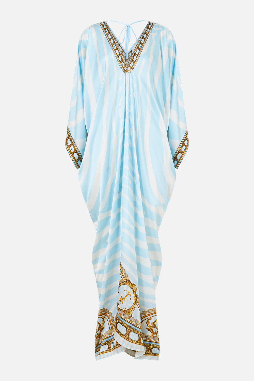 LONG DRAPED KAFTAN SPIRIT OF STRIPES