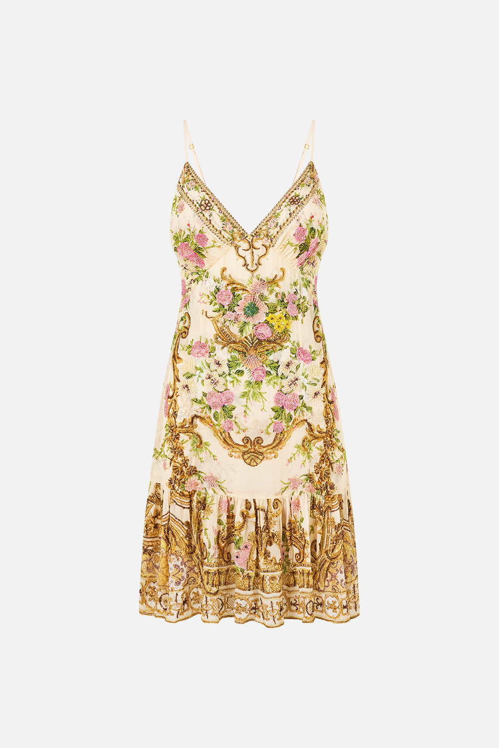 SHORT SLIP DRESS WITH HEM PANEL A CERTAIN JE NE SAIS QUOI