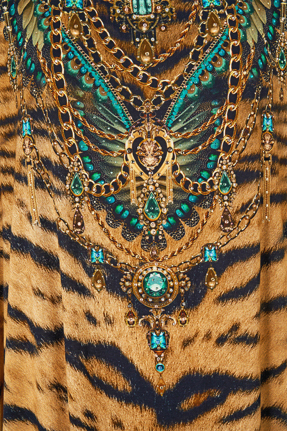 The CAMILLA Loose Fit Tee in Print A Wink to the Wild. Ghost View