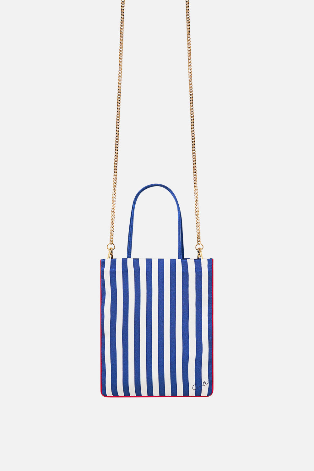 The Sweet Sacre Bleu Embellished Mini Tote With Chain Strap
