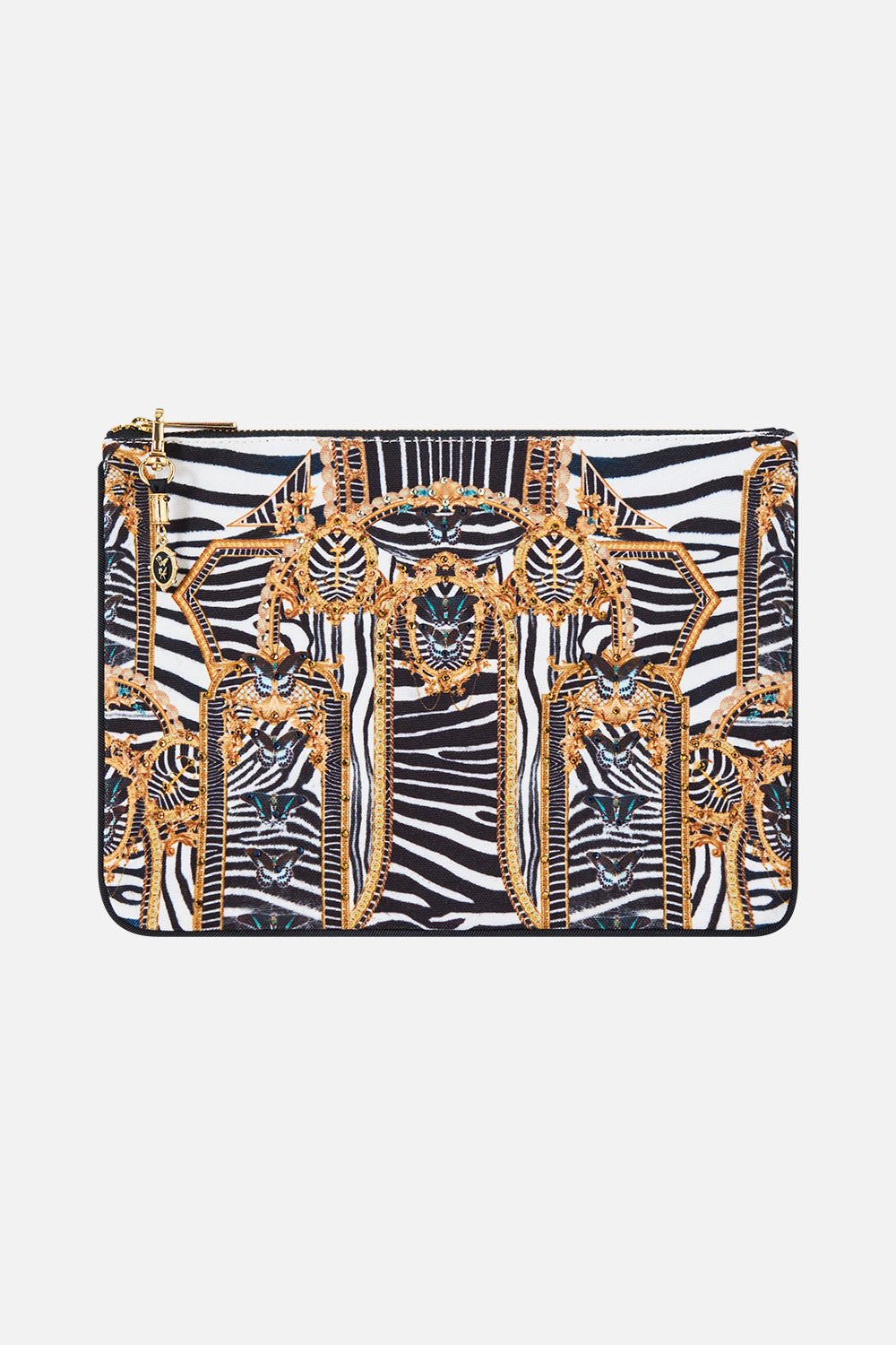 SMALL CANVAS CLUTCH ZIG ZAG ZOO