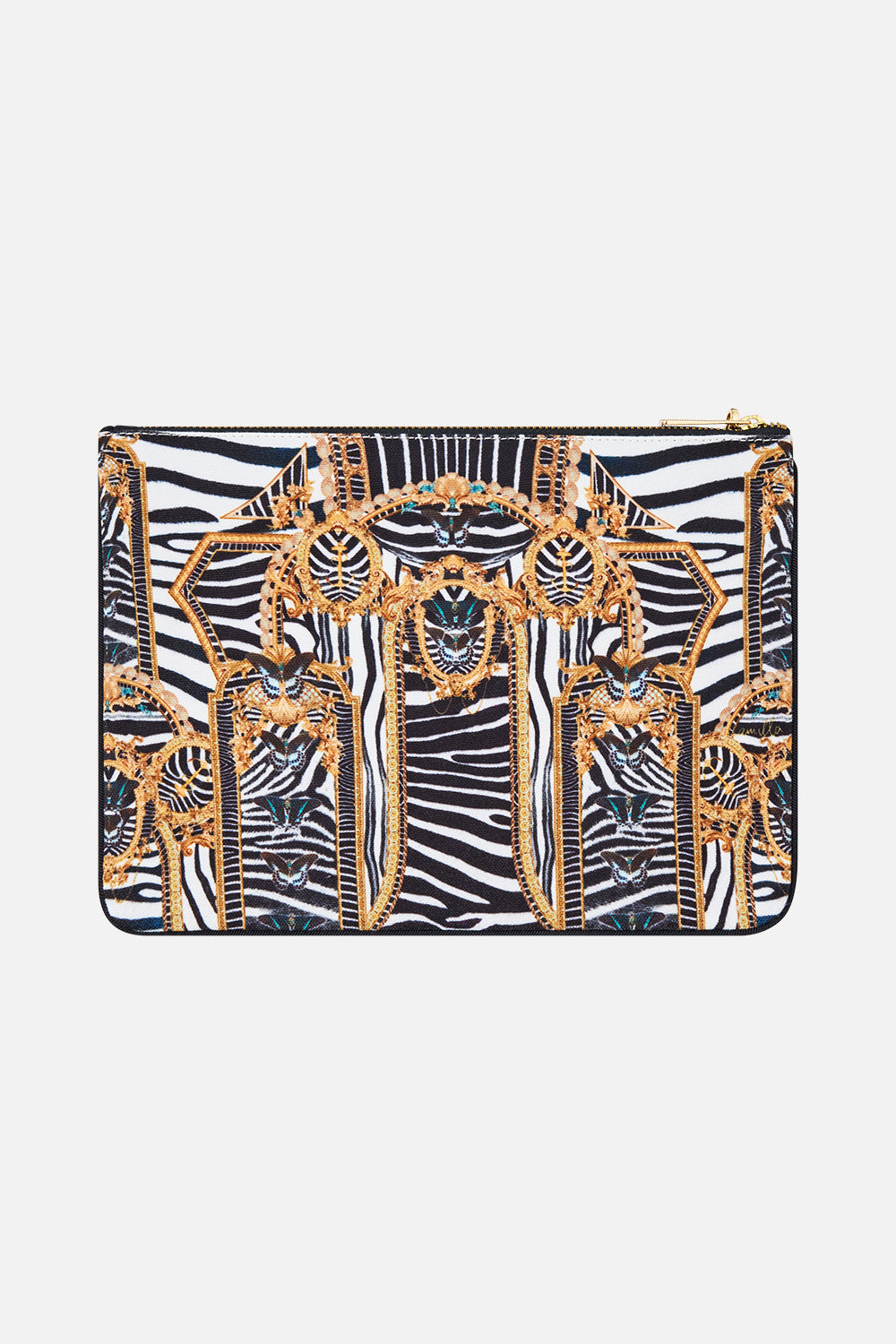 SMALL CANVAS CLUTCH ZIG ZAG ZOO