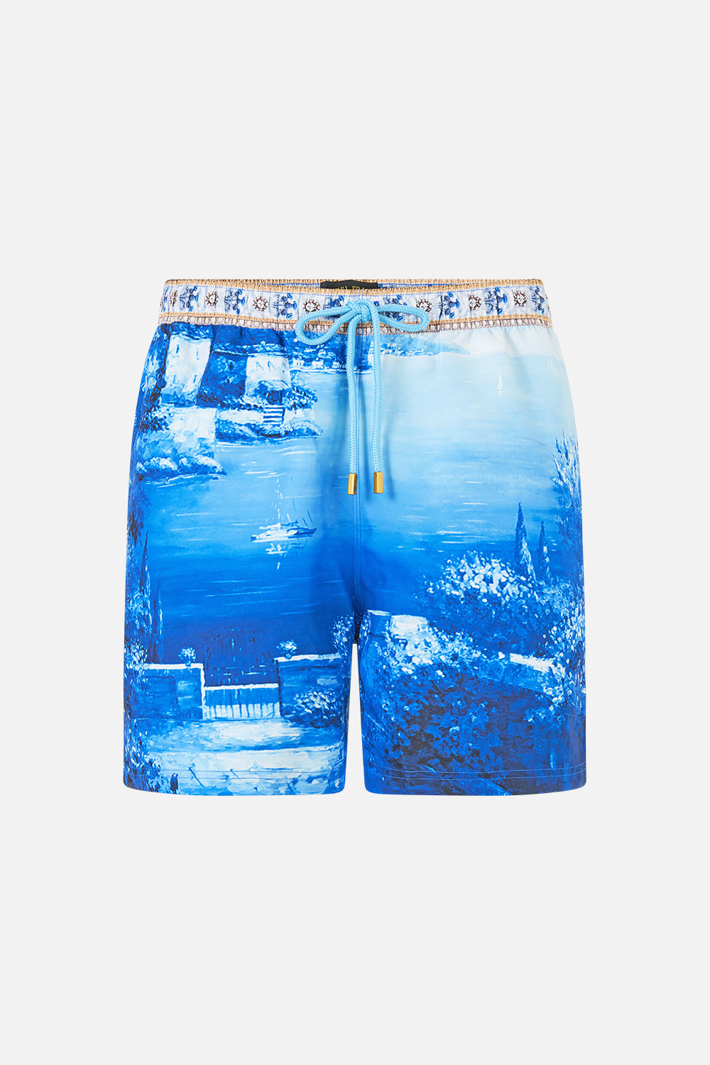 The Sweet Sacre Bleu Mid Length Boardshort With Elastic Waist