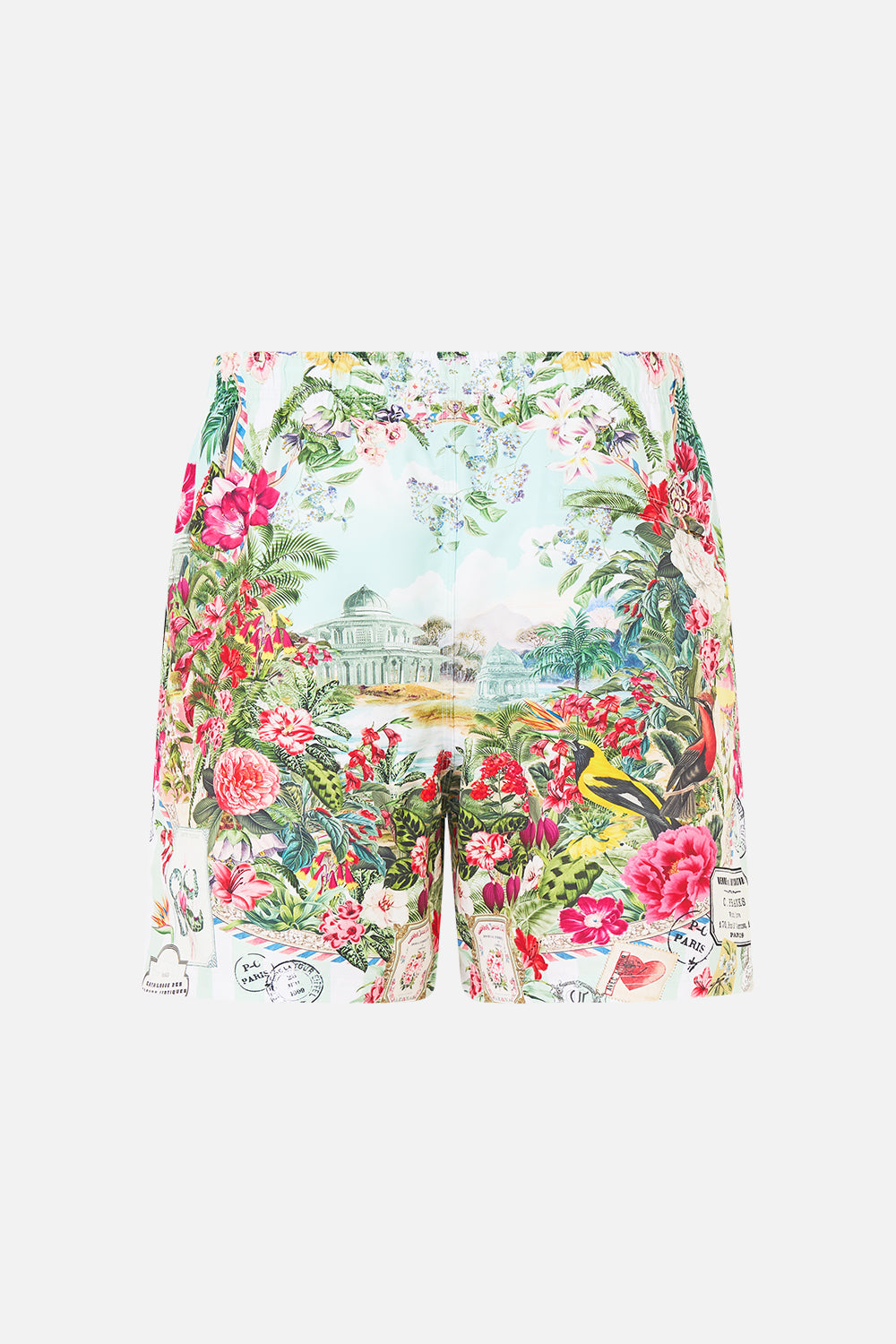 MID LENGTH BOARDSHORT WITH ELASTIC WAIST LA BELLE BOTANIQUE