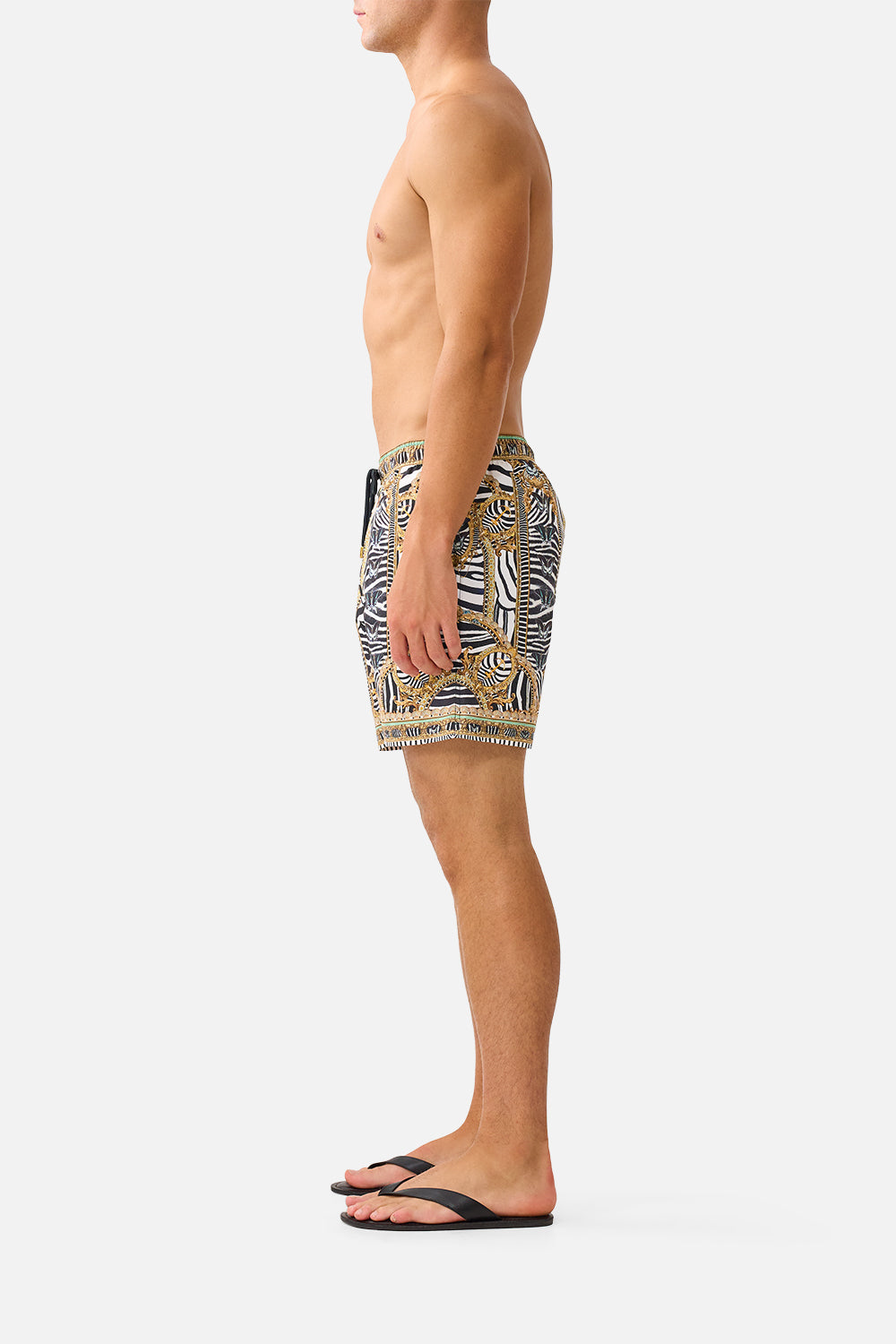 MID LENGTH BOARDSHORT WITH ELASTIC WAIST ZIG ZAG ZOO