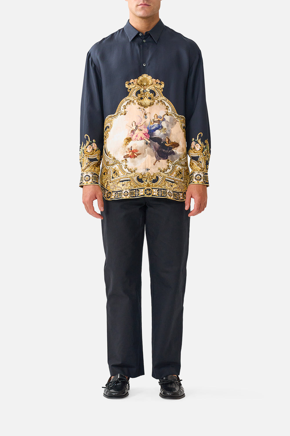 LONG SLEEVE OVERSIZED SHIRT VERSAILLES OR DIE