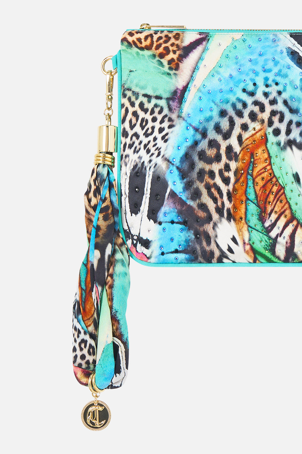 The CAMILLA SCARF CLUTCH BUTTERFLY BOHEMIA