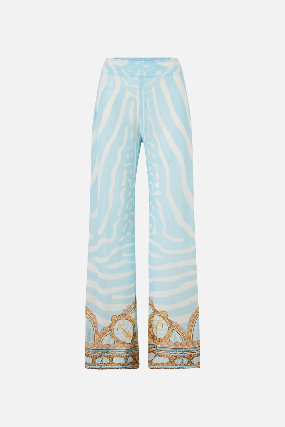 The Mesh Straight Leg Beach Pant in print Spirit Of Stripes