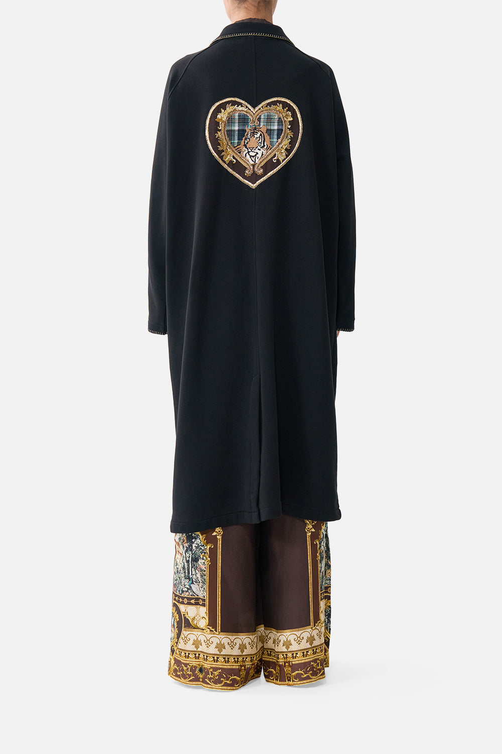 The CAMILLA SWEAT-TRENCH COAT ANIMALS IN THE PALACE