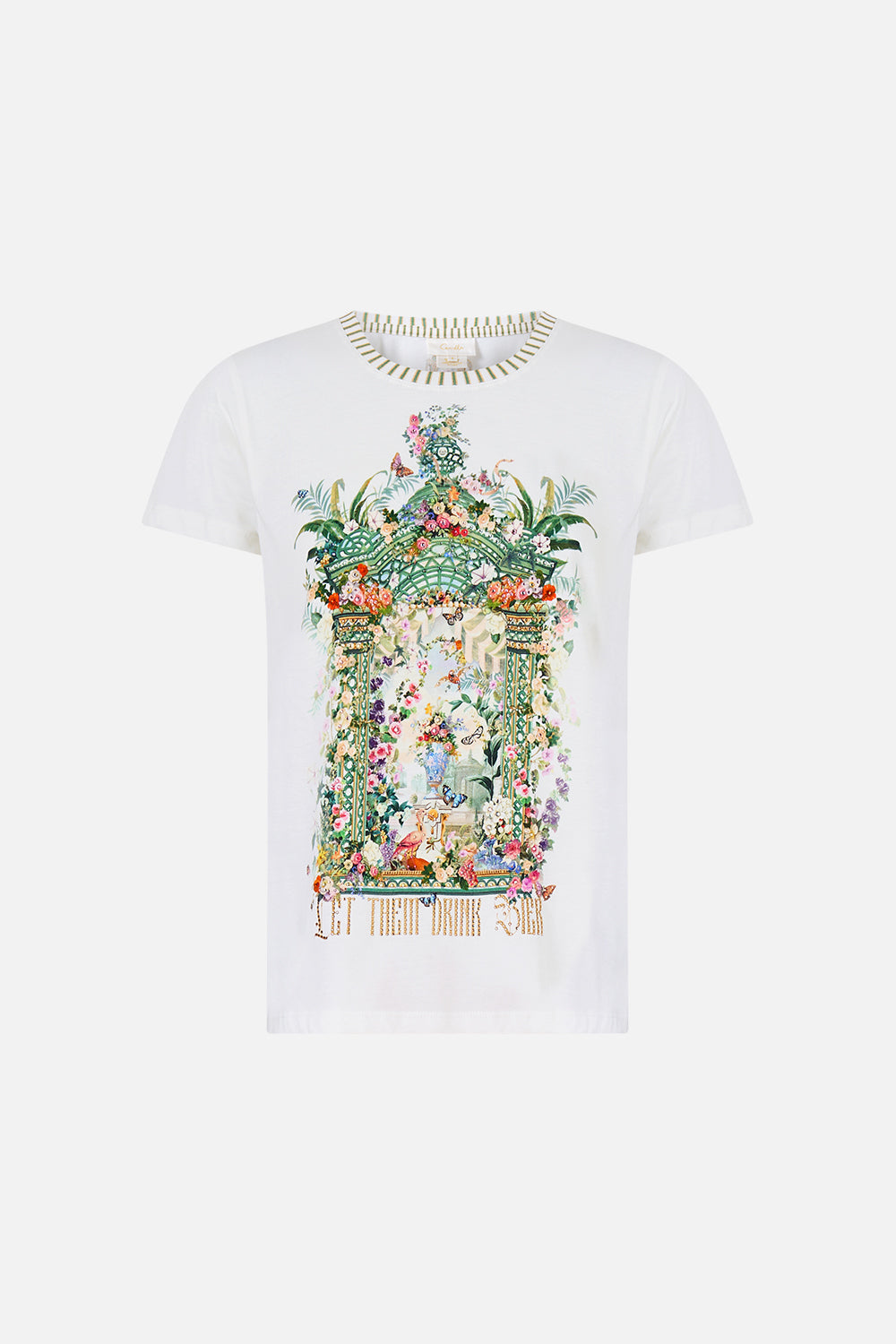 The CAMILLA SLIM FIT ROUND NECK T-SHIRT ART FOR THE EMPRESS