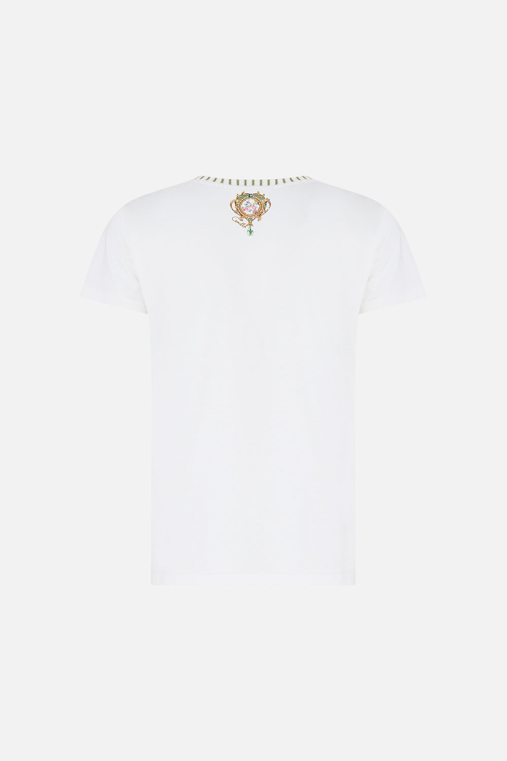 The CAMILLA SLIM FIT ROUND NECK T-SHIRT ART FOR THE EMPRESS