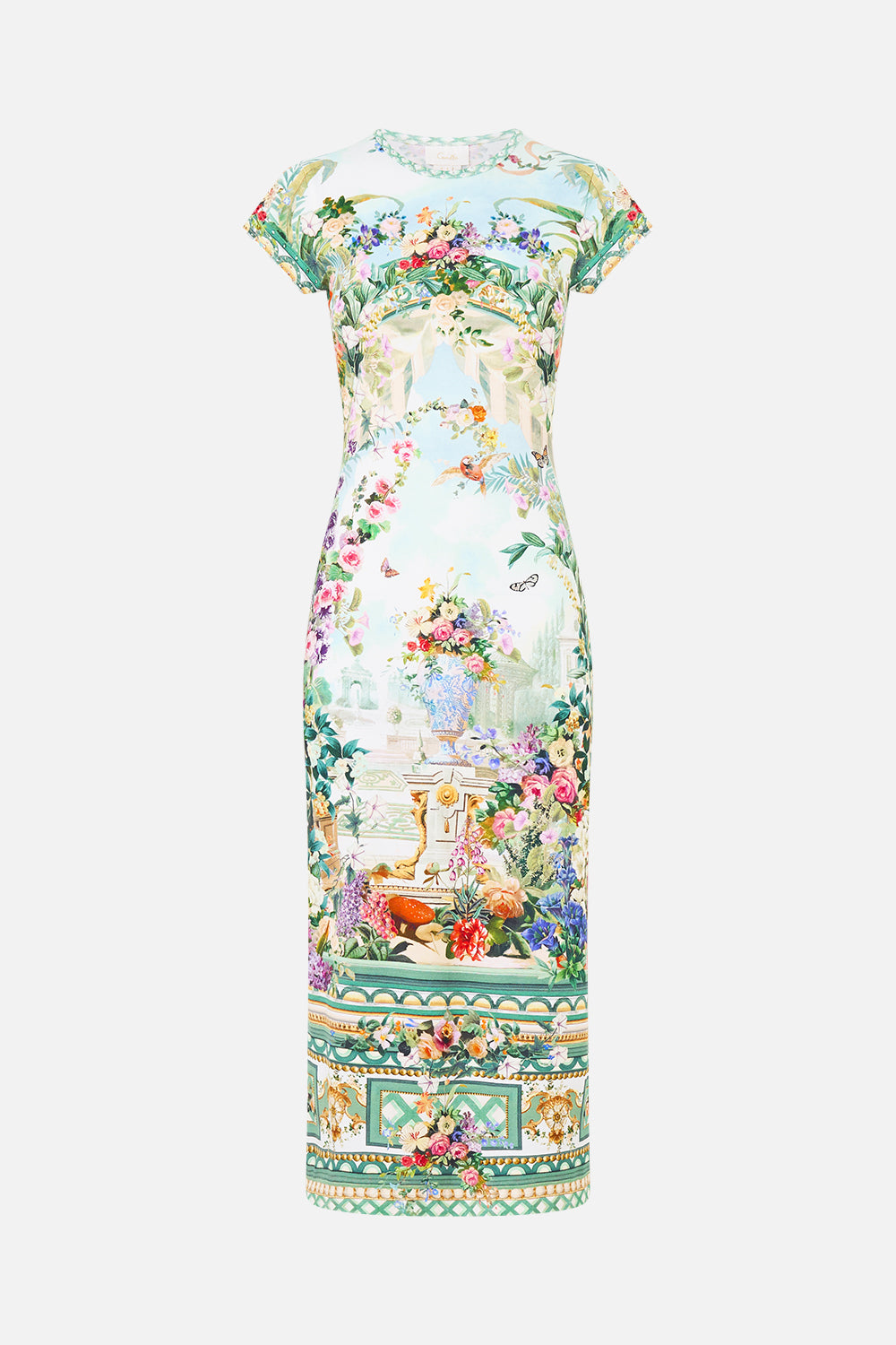 The CAMILLA JERSEY  TANK DRESS WITH CAP SLEEVES ART FOR THE EMPRESS