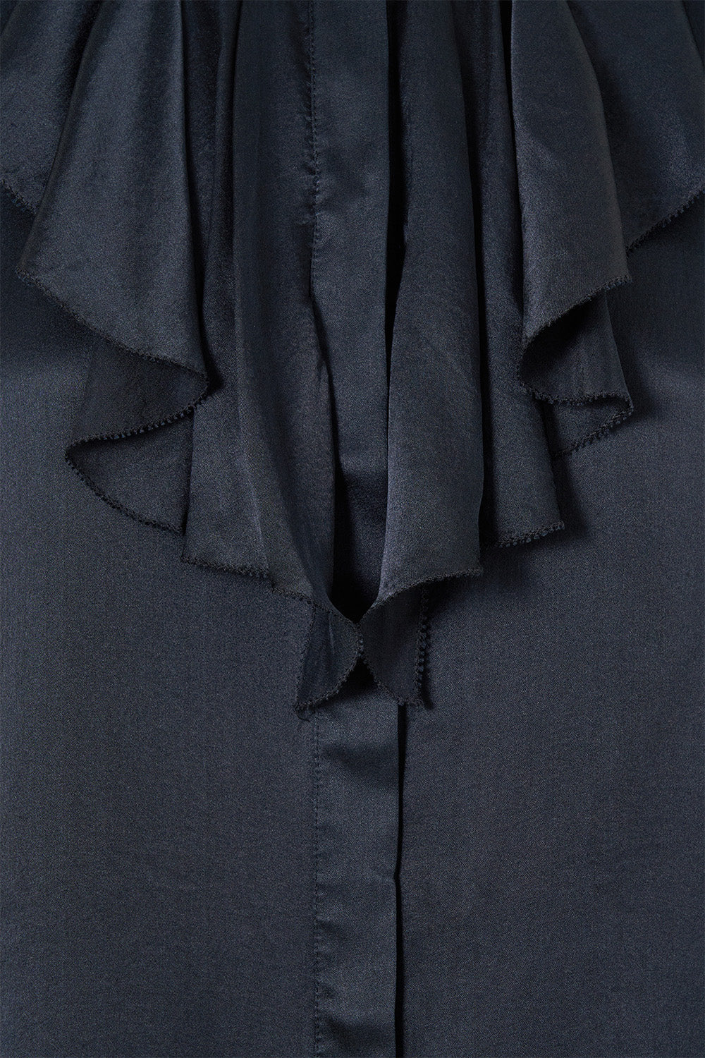 The CAMILLA Collared Shirt with Frill Neck Detail Leopard Libertine in our Leopard Libertine print.