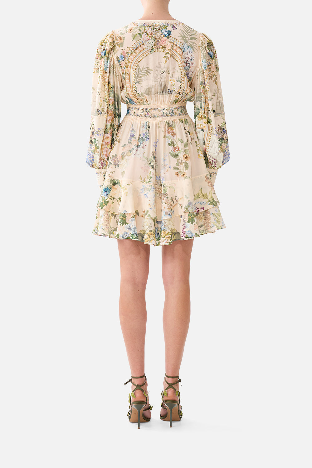The CAMILLA BUTTON FRONT FRILL DRESS MIDSUMMER MASTERPIECE
