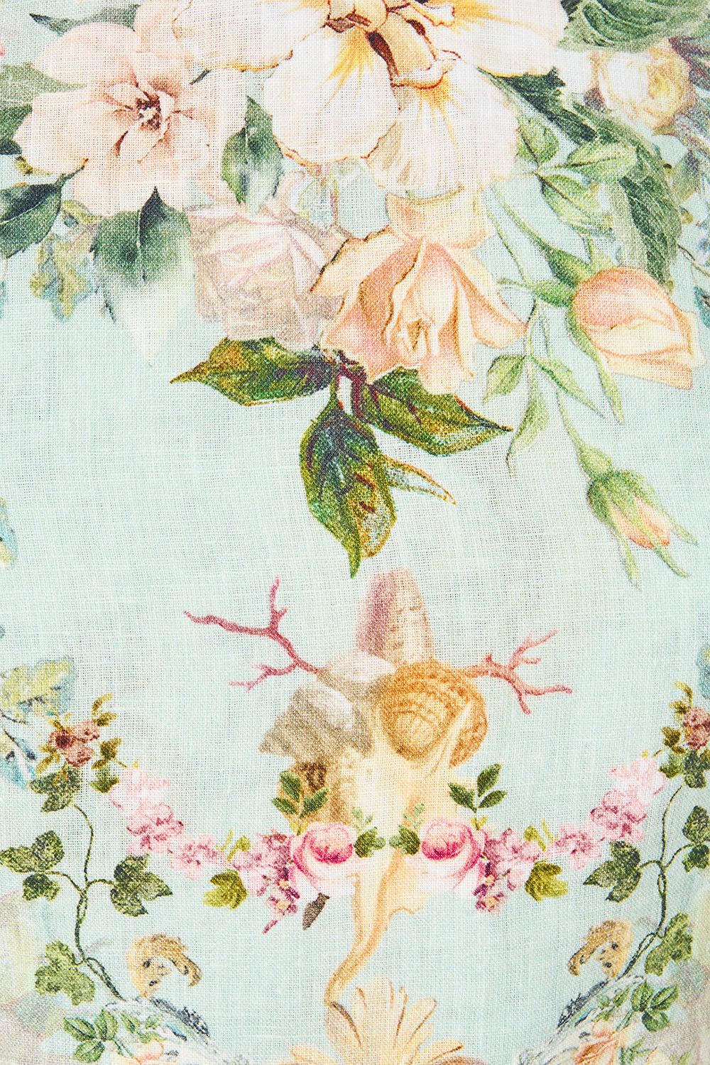 The CAMILLA REVERSIBLE HALTER TIE BACK TOP WILDFLOWER WUNDERLAND