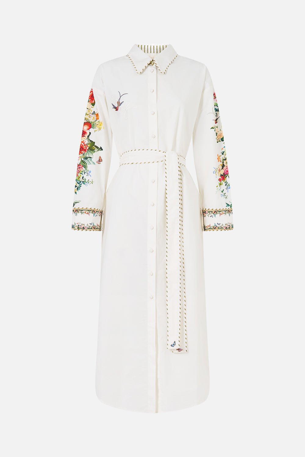 The CAMILLA SHIRT DRESS WITH BACK BUTTON DETAIL ART FOR THE EMPRESS