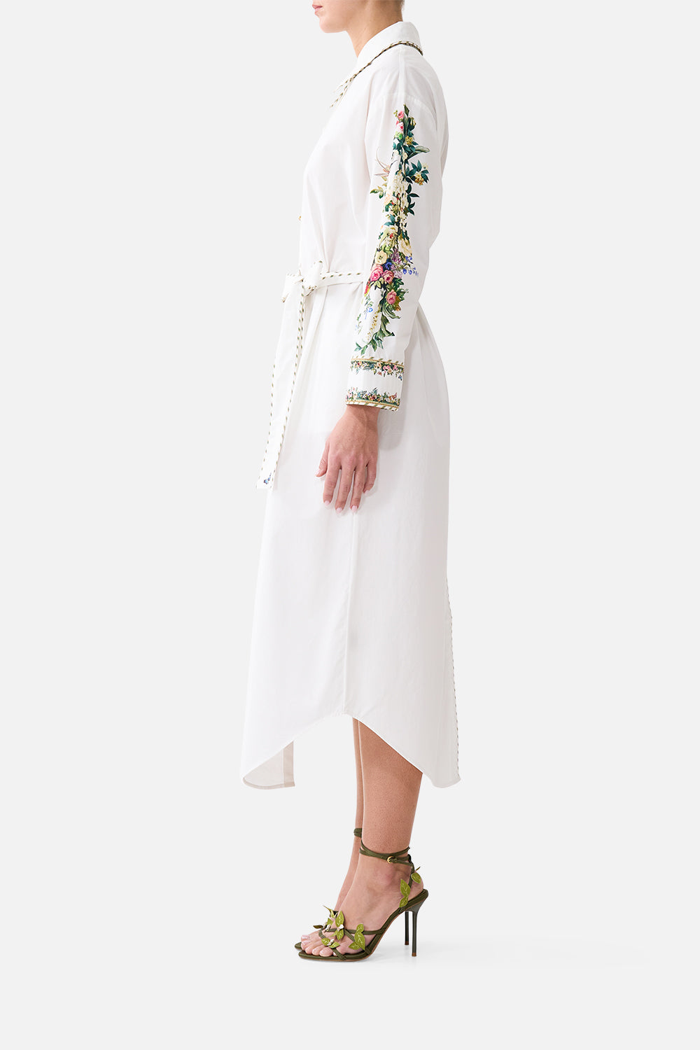 The CAMILLA SHIRT DRESS WITH BACK BUTTON DETAIL ART FOR THE EMPRESS