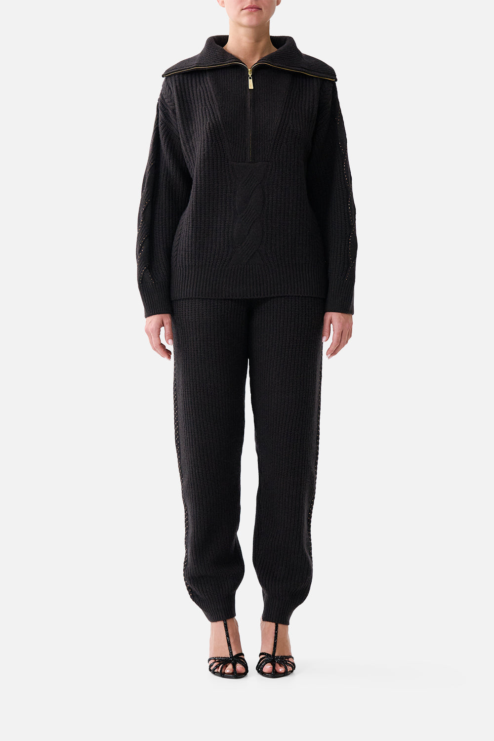 The CAMILLA KNIT JOGGER PANT NIGHT GARDENNIGHT GARDEN