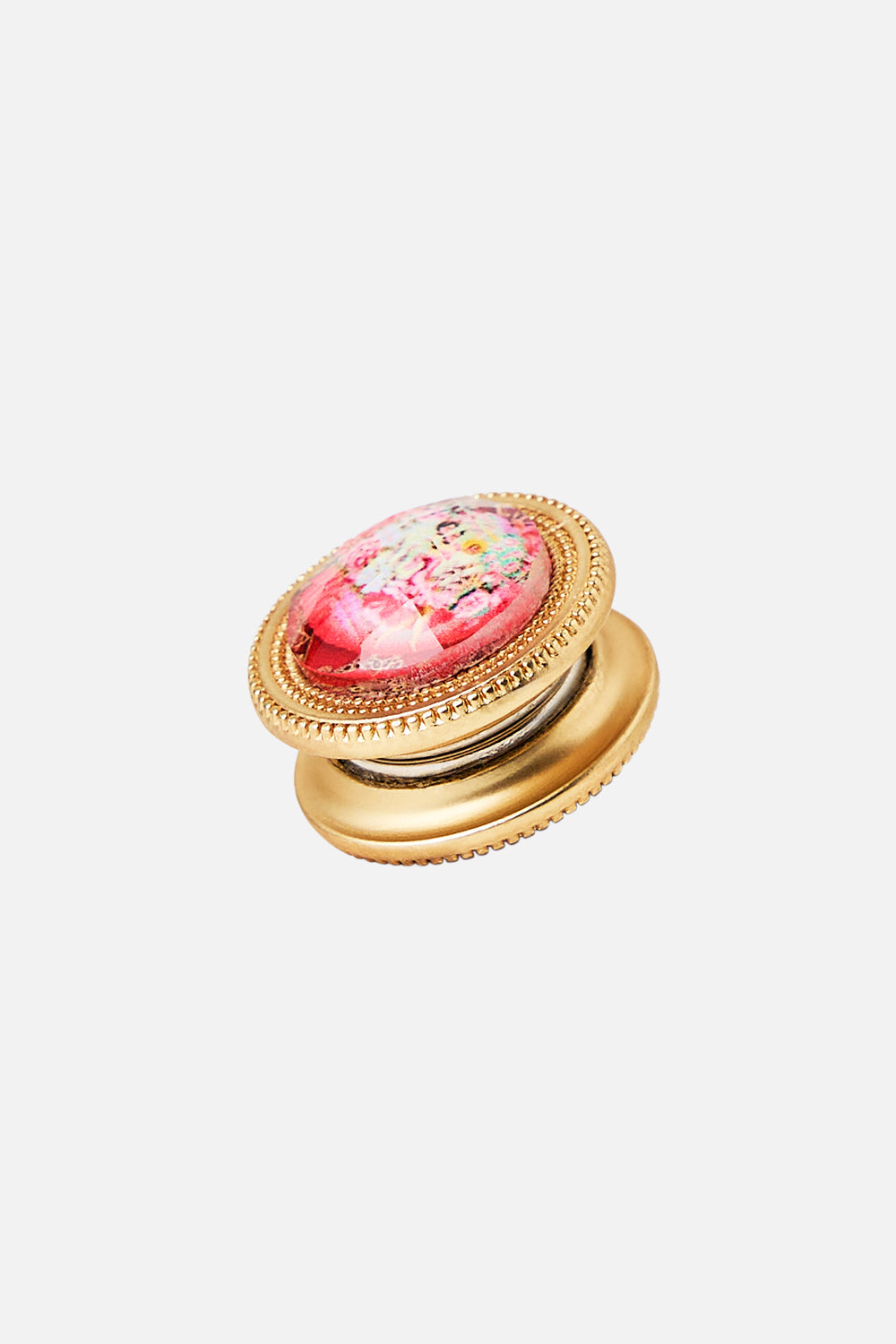 The CAMILLA GOLD CLOTHING MAGNETS OLÉ OLÉ in our  print.