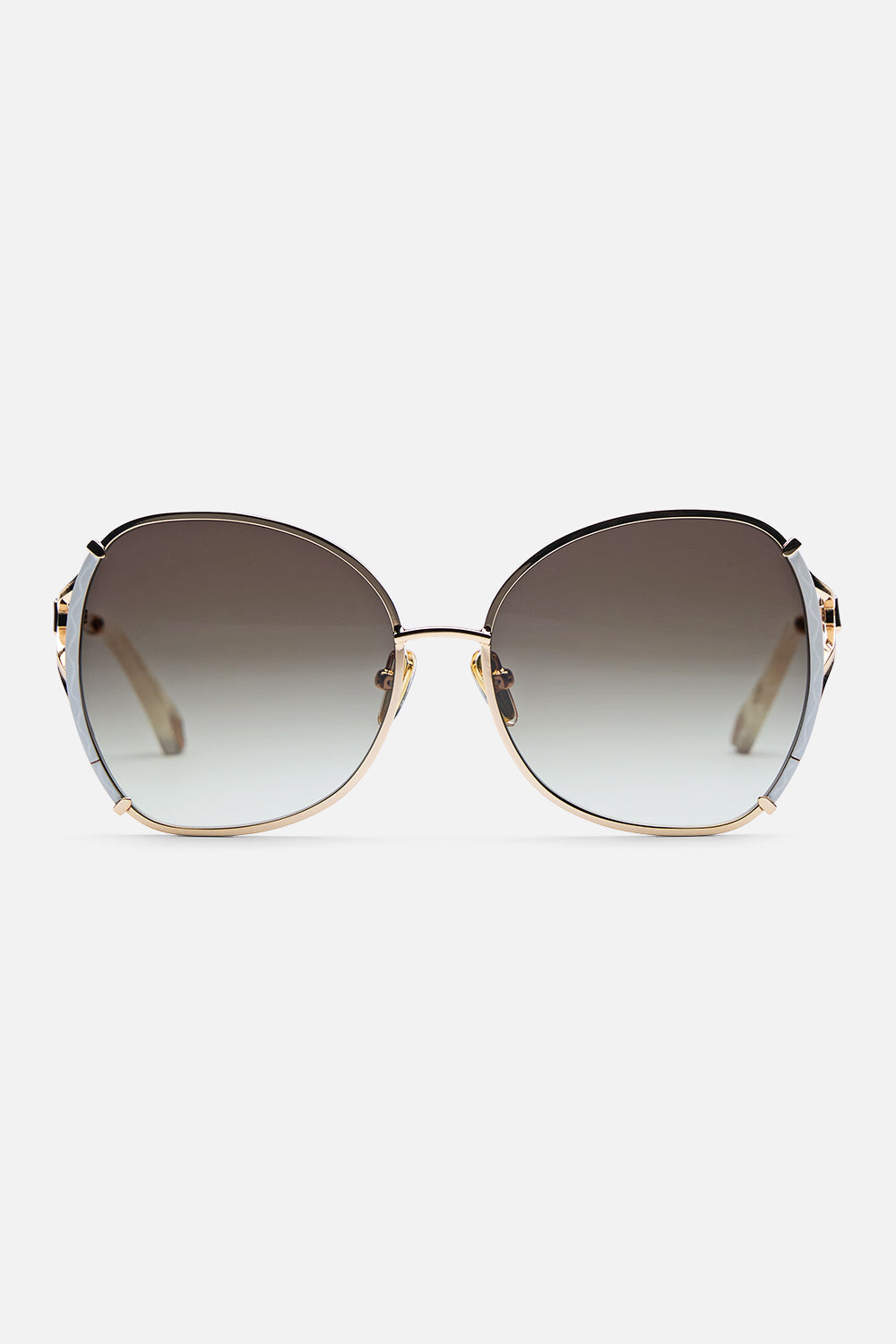 The CAMILLA lady libertine sunglasses in Gold / Ivory.