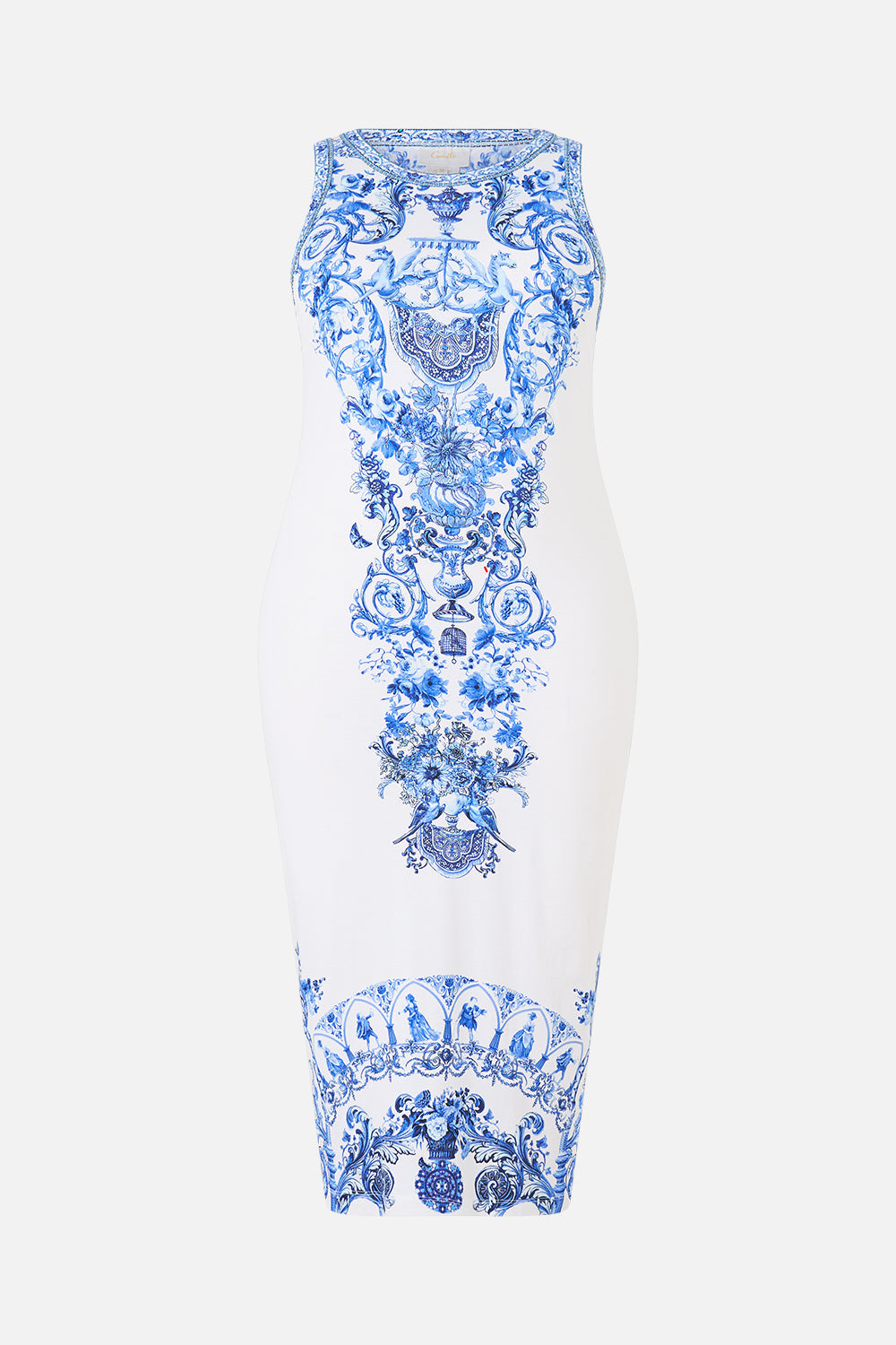 JERSEY TANK DRESS CERAMIC PANORAMIC