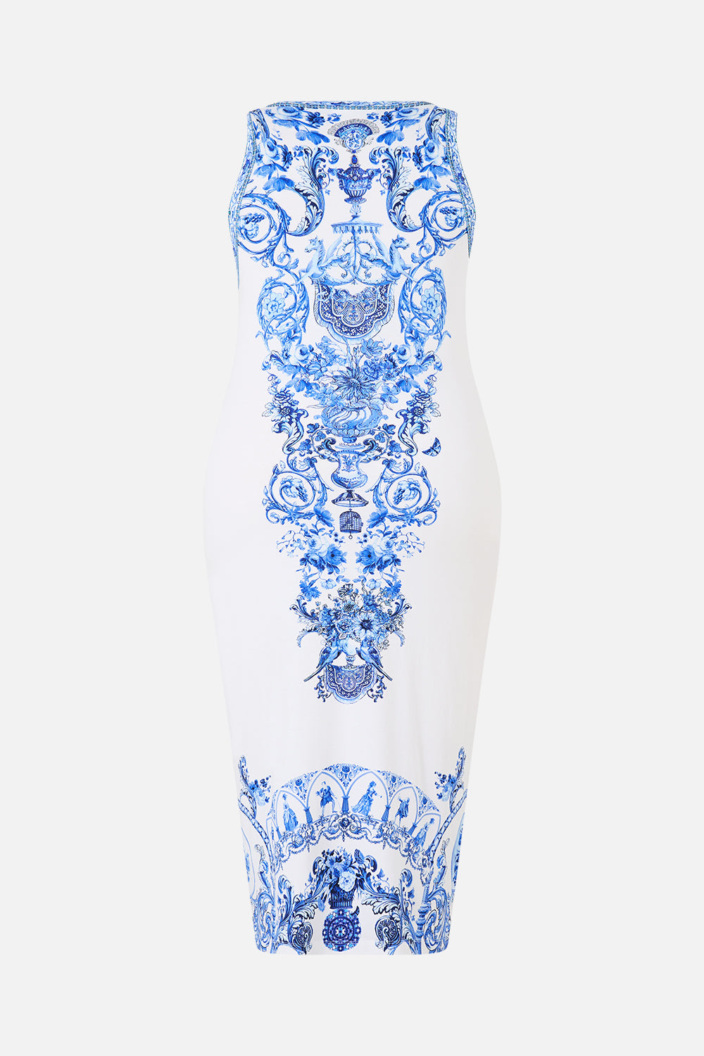 JERSEY TANK DRESS CERAMIC PANORAMIC