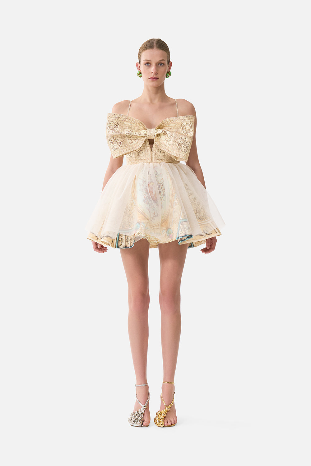 SHORT DRESS WITH BOW DETAIL A BELOVED BOUDOIR