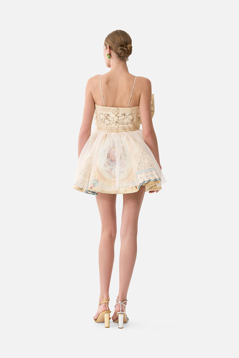 SHORT DRESS WITH BOW DETAIL A BELOVED BOUDOIR