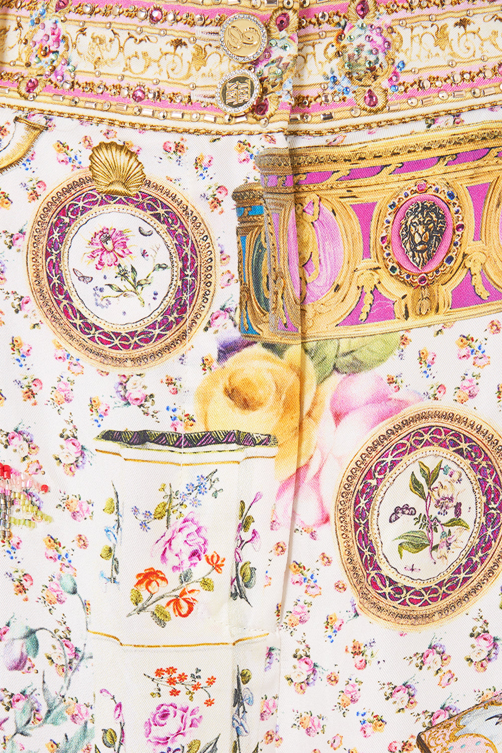 WIDE LEG WAISTED PANT IN THE HEART OF ART