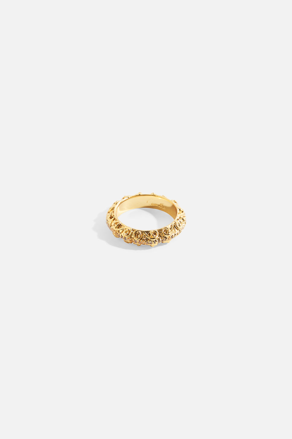 The CAMILLA PALAIS AETHERIA RING STACK GOLD