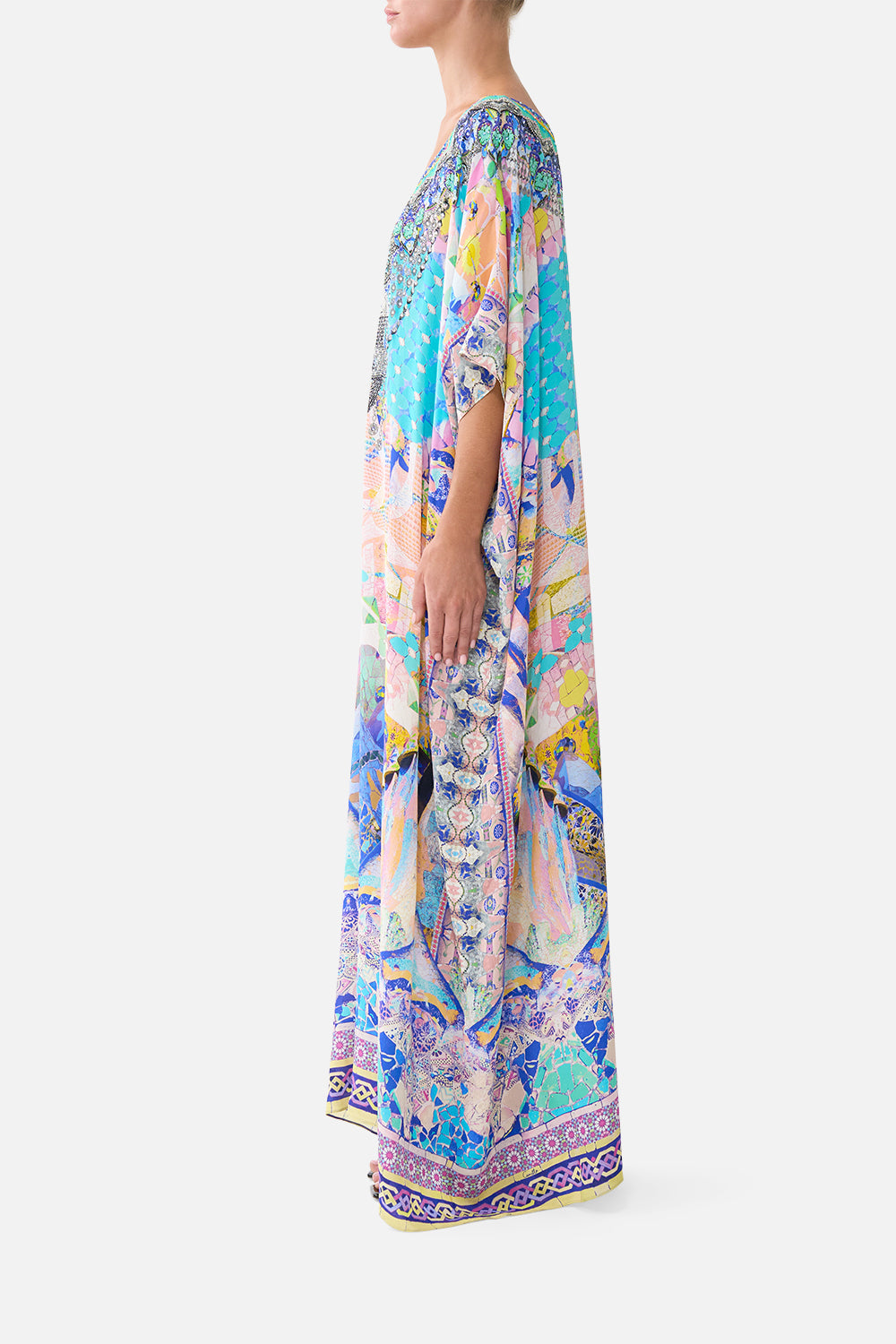 ROUND NECK KAFTAN GAUDI TRIBUTE