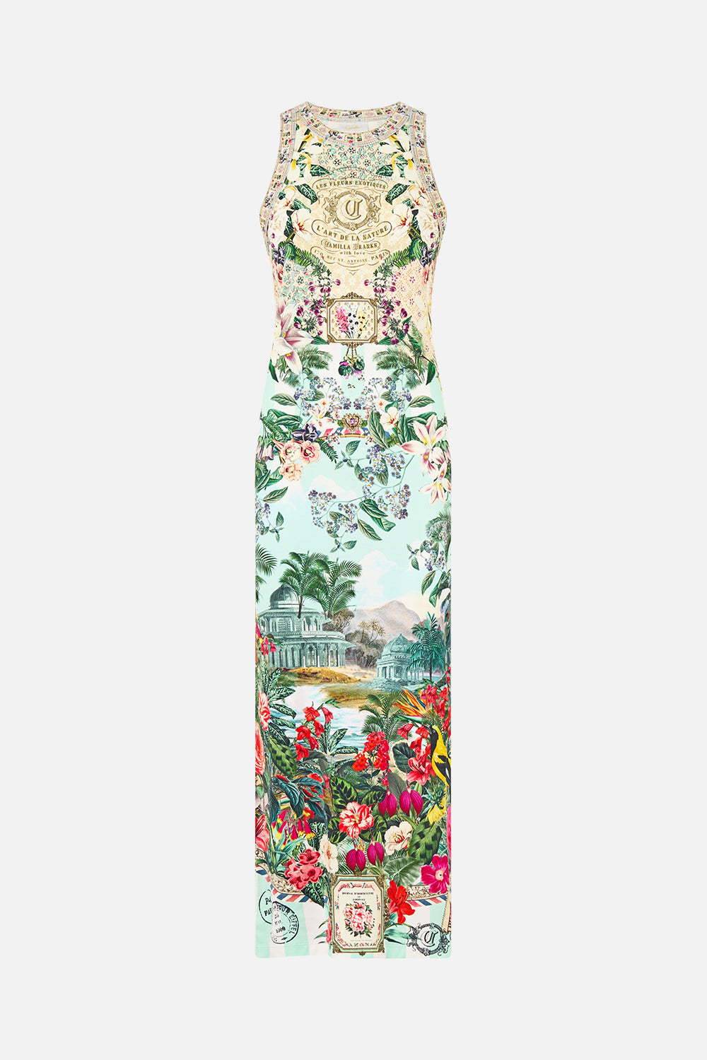 JERSEY TANK DRESS LA BELLE BOTANIQUE