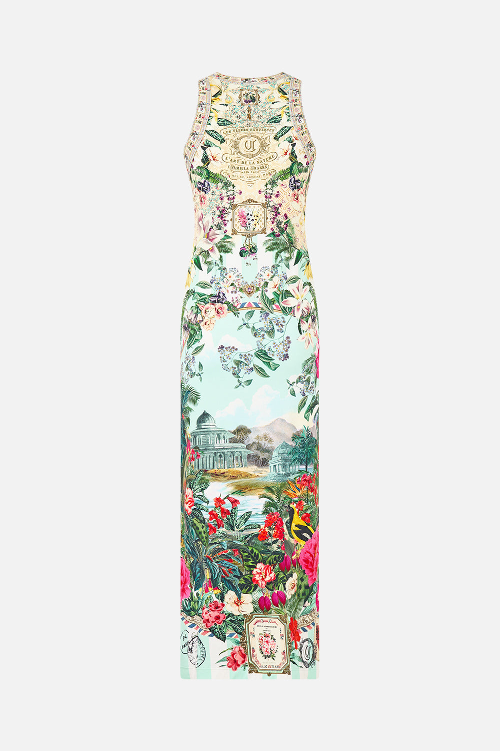 JERSEY TANK DRESS LA BELLE BOTANIQUE