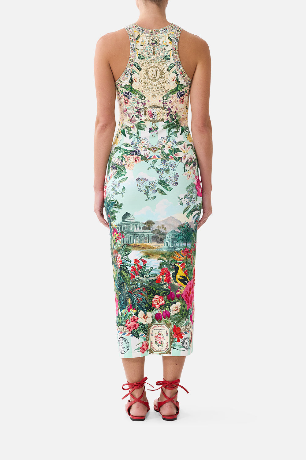 JERSEY TANK DRESS LA BELLE BOTANIQUE