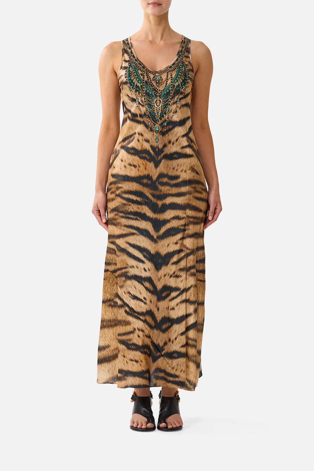 BIAS CUT TANK DRESS A WINK TO THE WILD
