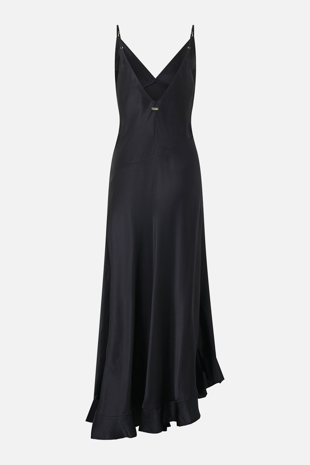 The CAMILLA BIAS SLIP DRESS WITH FRILL HEM SILK ESSENTIALS