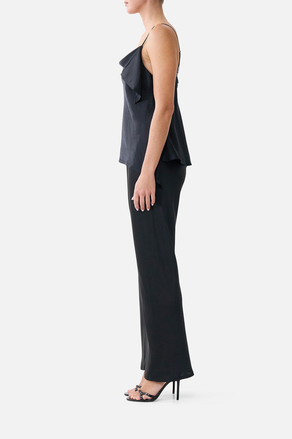 The CAMILLA Bias Cut Drawstring Pant Silk Essentials in our Silk Essentials print.