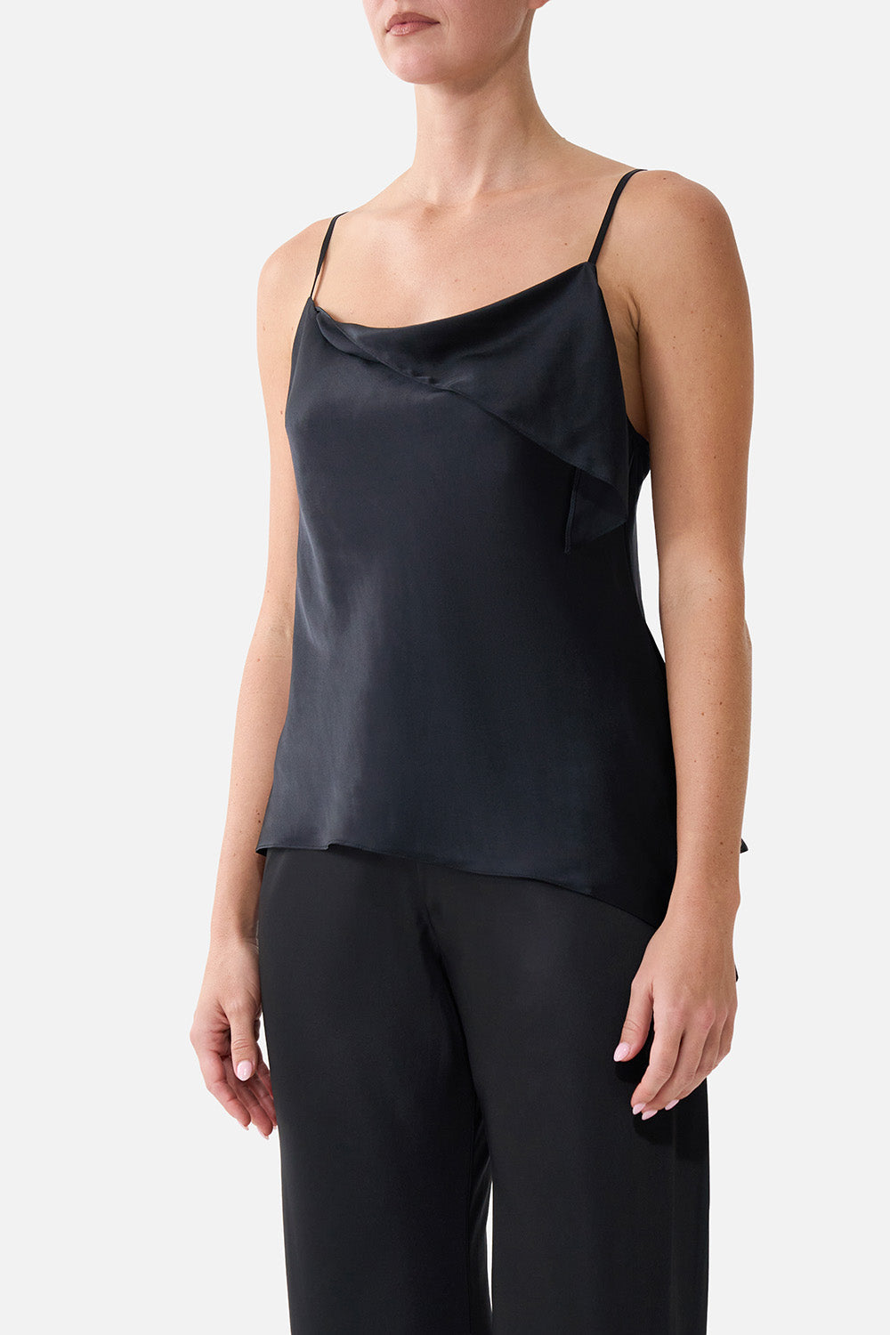The CAMILLA Bias Cut Drawstring Pant Silk Essentials in our Silk Essentials print.