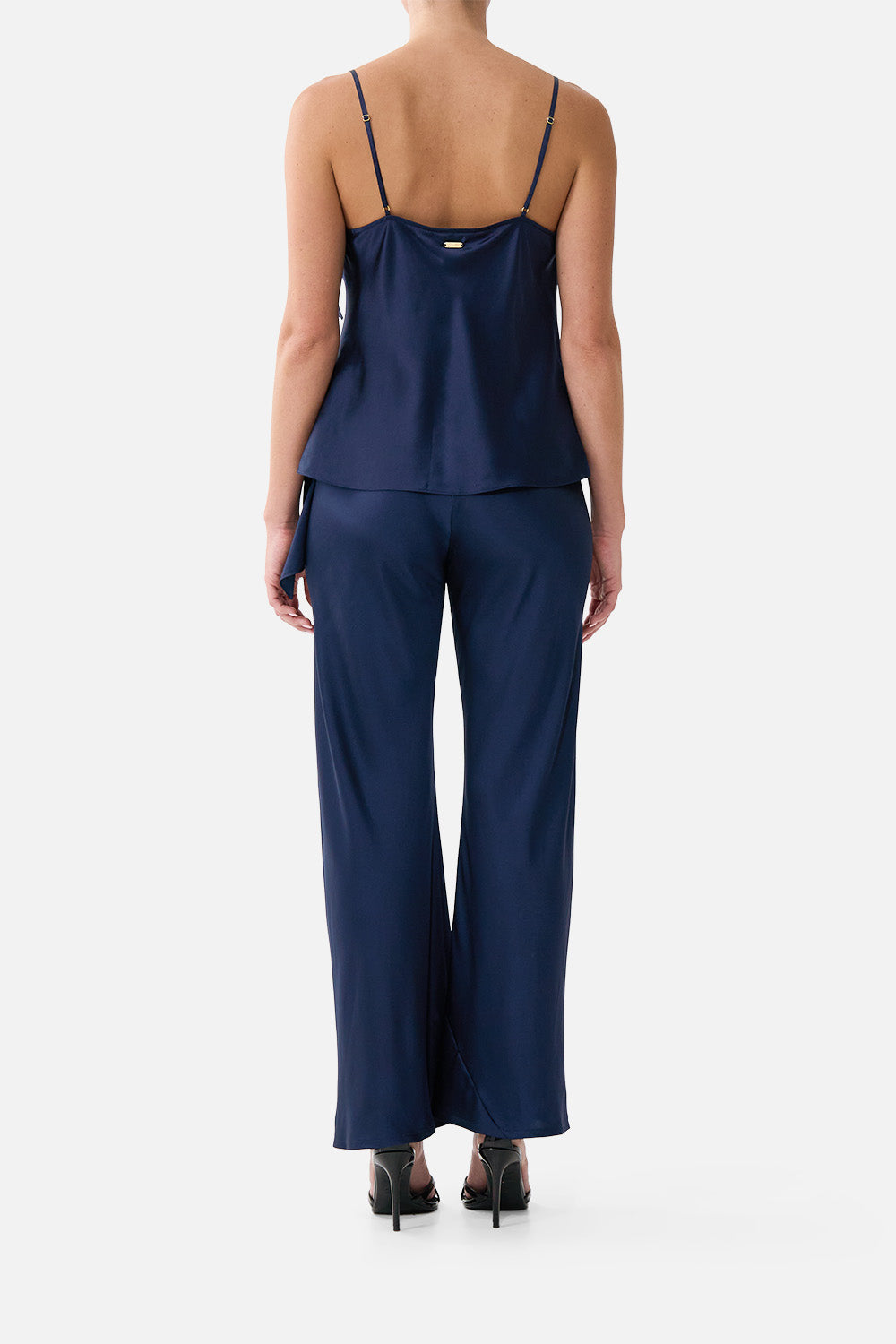 The CAMILLA Bias Cut Drawstring Pant Silk Essentials in our Silk Essentials print.