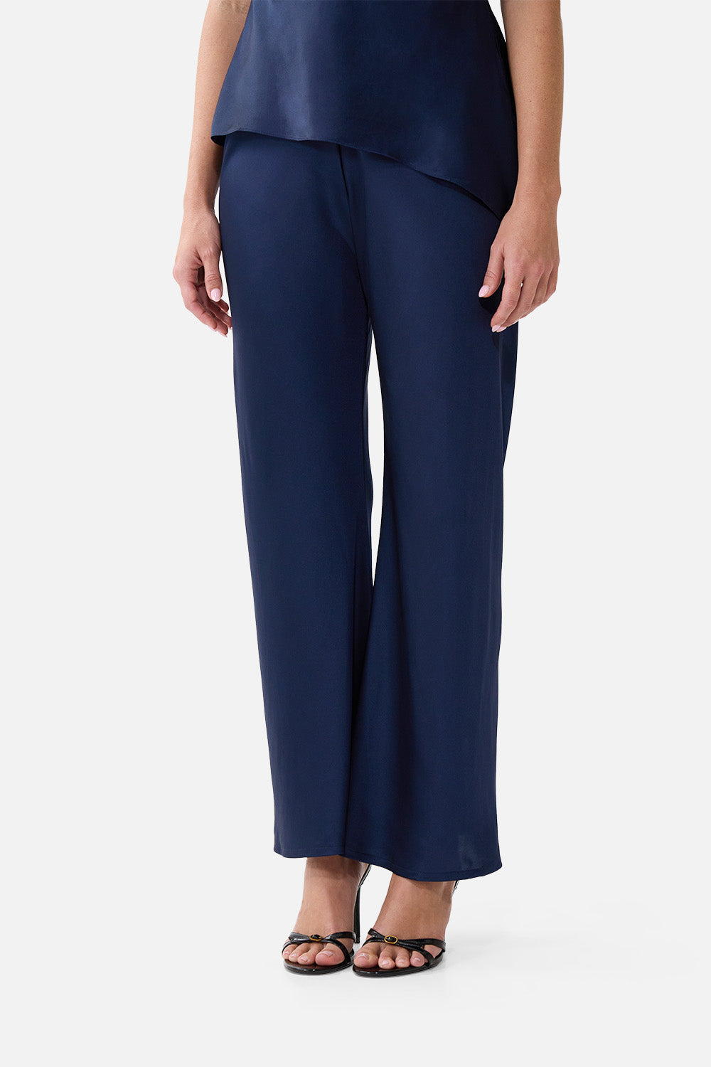 The CAMILLA Bias Cut Drawstring Pant Silk Essentials in our Silk Essentials print.