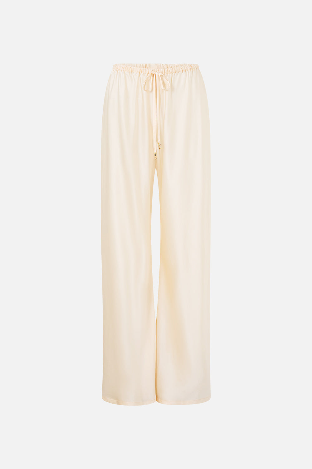 The CAMILLA Bias Cut Drawstring Pant Silk Essentials in our Silk Essentials print.