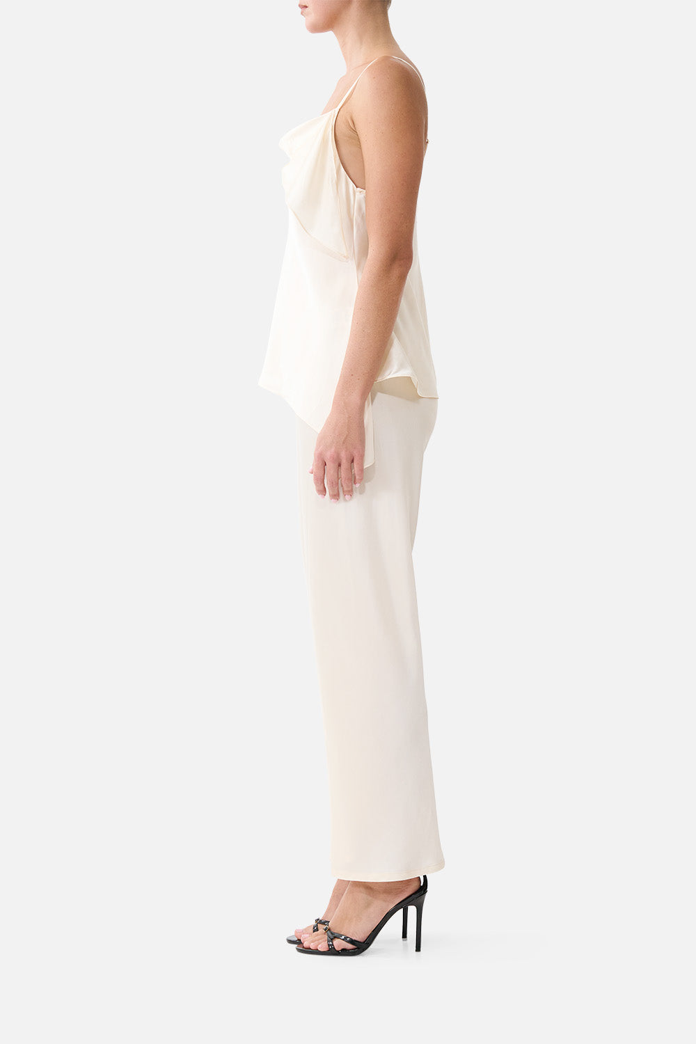 The CAMILLA Bias Cut Drawstring Pant Silk Essentials in our Silk Essentials print.