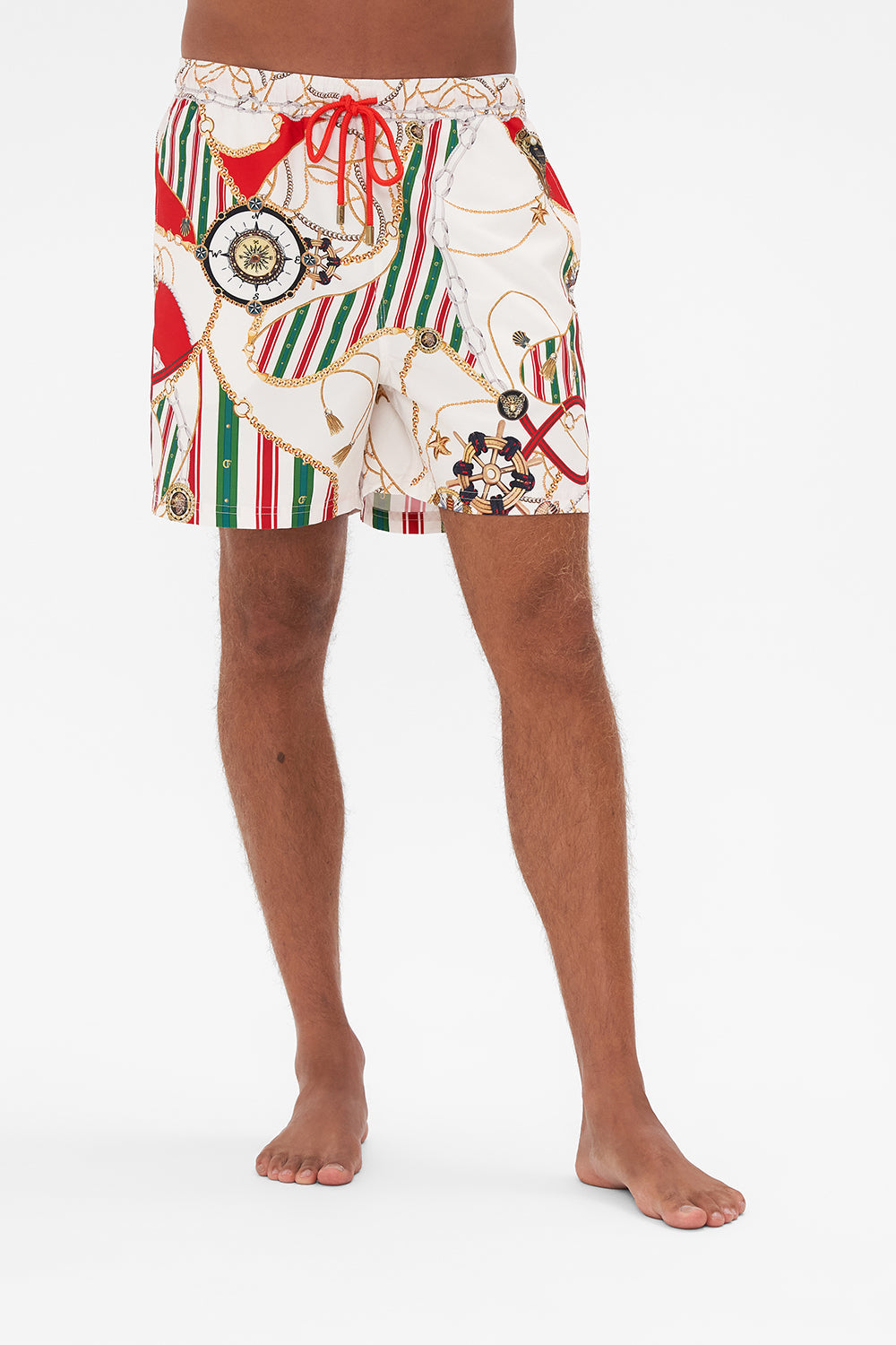 The CAMILLA MID LENGTH BOARDSHORT SALUTI SUMMERTIME in our  print.