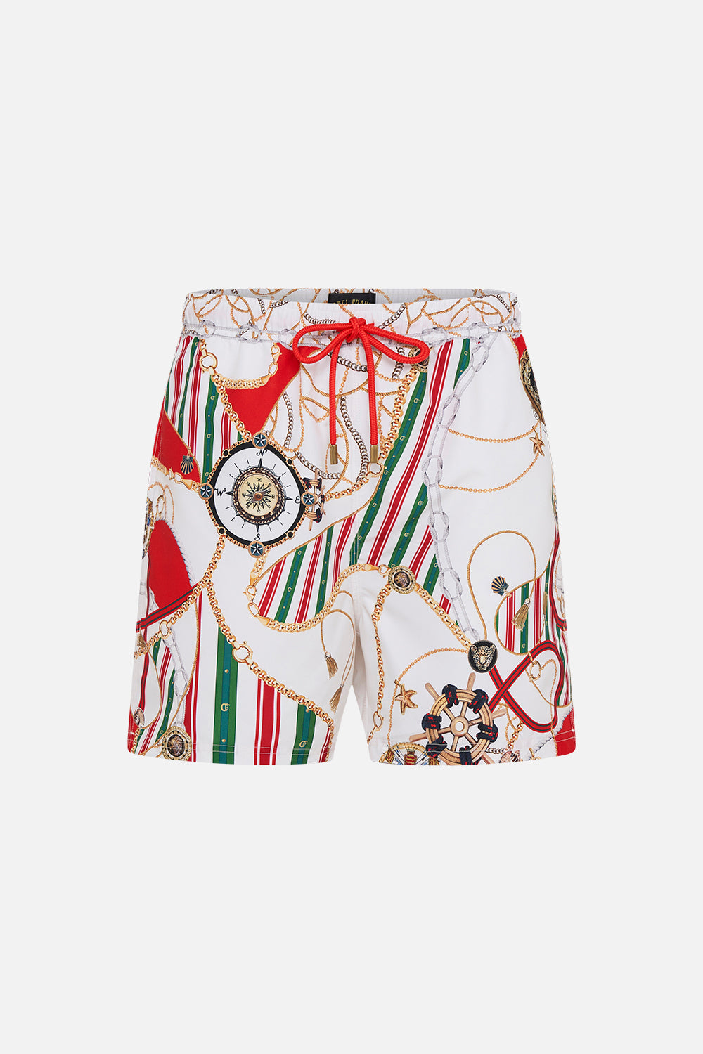 The CAMILLA MID LENGTH BOARDSHORT SALUTI SUMMERTIME in our  print.