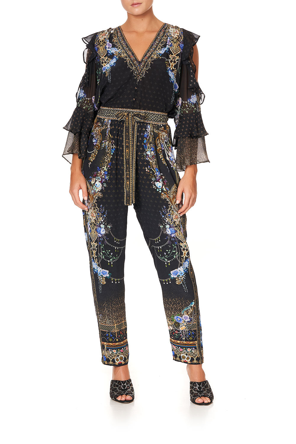 RUFFLE COLD SHOULDER BLOUSE PALACE PLAYHOUSE