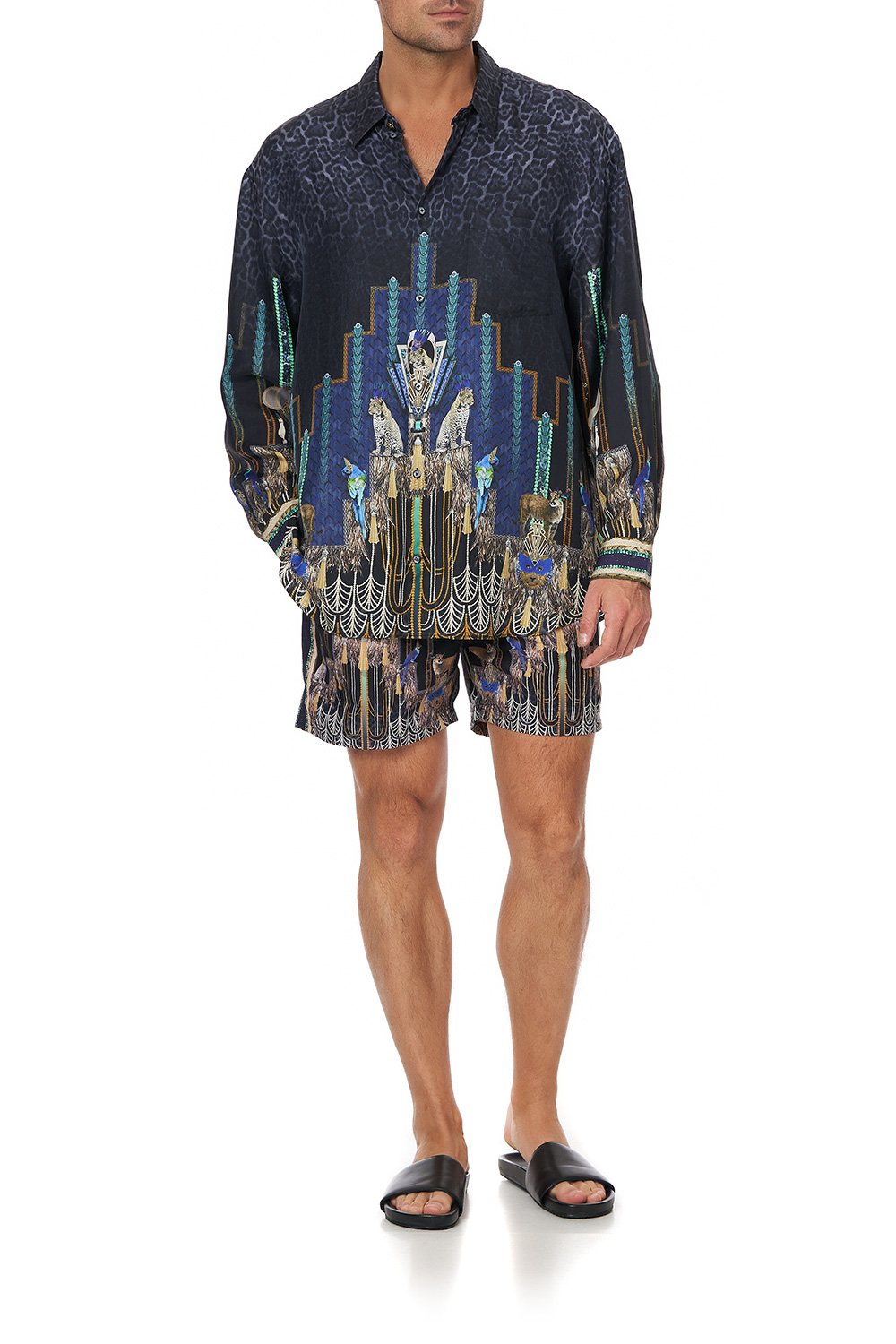MENS OVERSIZED SHIRT DRIPPING IN DECO