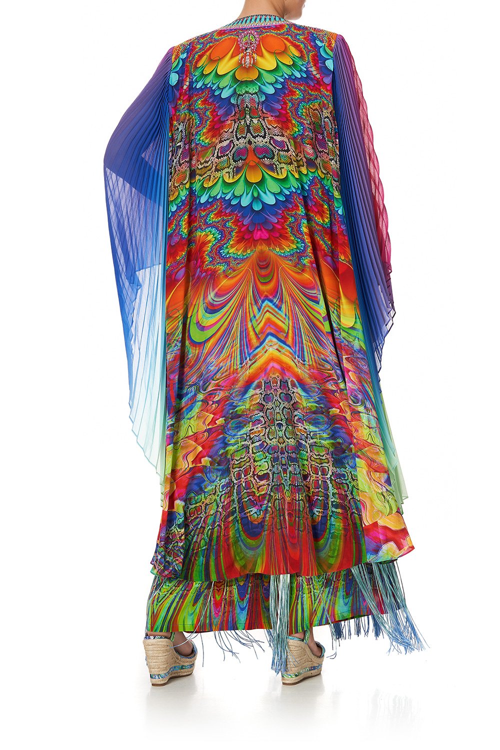 DRAMATIC PLEATED LAYER HYPED UP HIPPIE